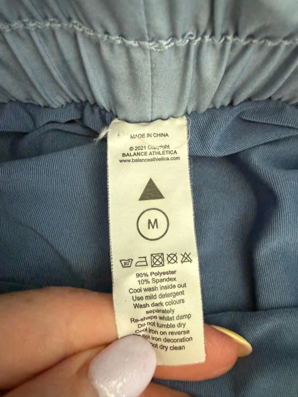 Balance Athletica / Vitality Vista Shorts - Dew Blue - Picture 5 of 6